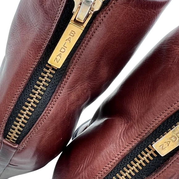 Baldan | Congac platform wedge ankle booties | Size 38 - Picture 9 of 10